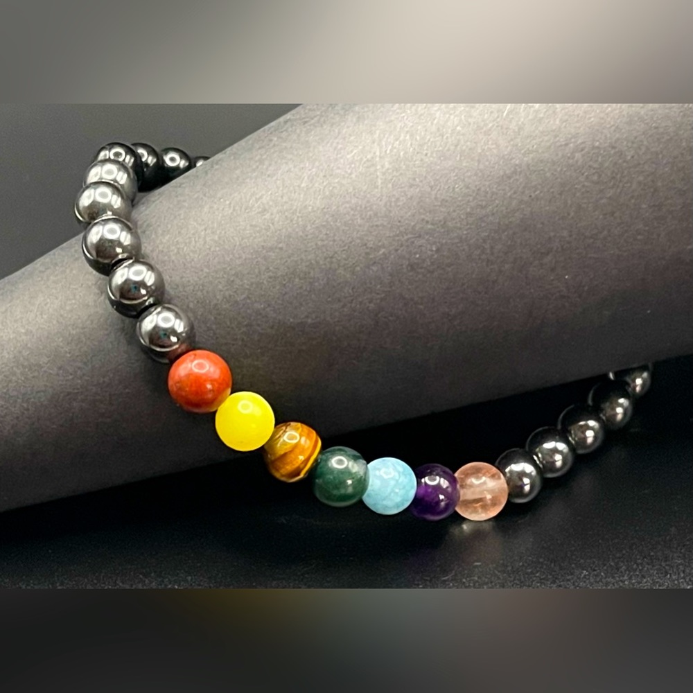 Beaded Stone Bracelet